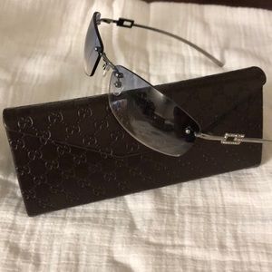 Gucci light blue sunglasses